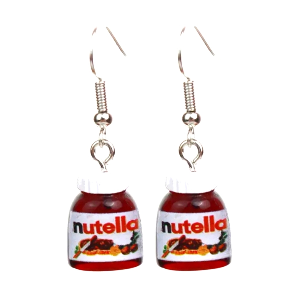 Nutella Resin Earrings